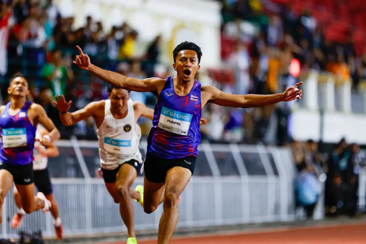 "บิว ภูริพล"ผงาดคว้าทอง 100 ม. ซีเกมส์ ลมกรดไทยคนแรกทลายกำแพง 10 วิ