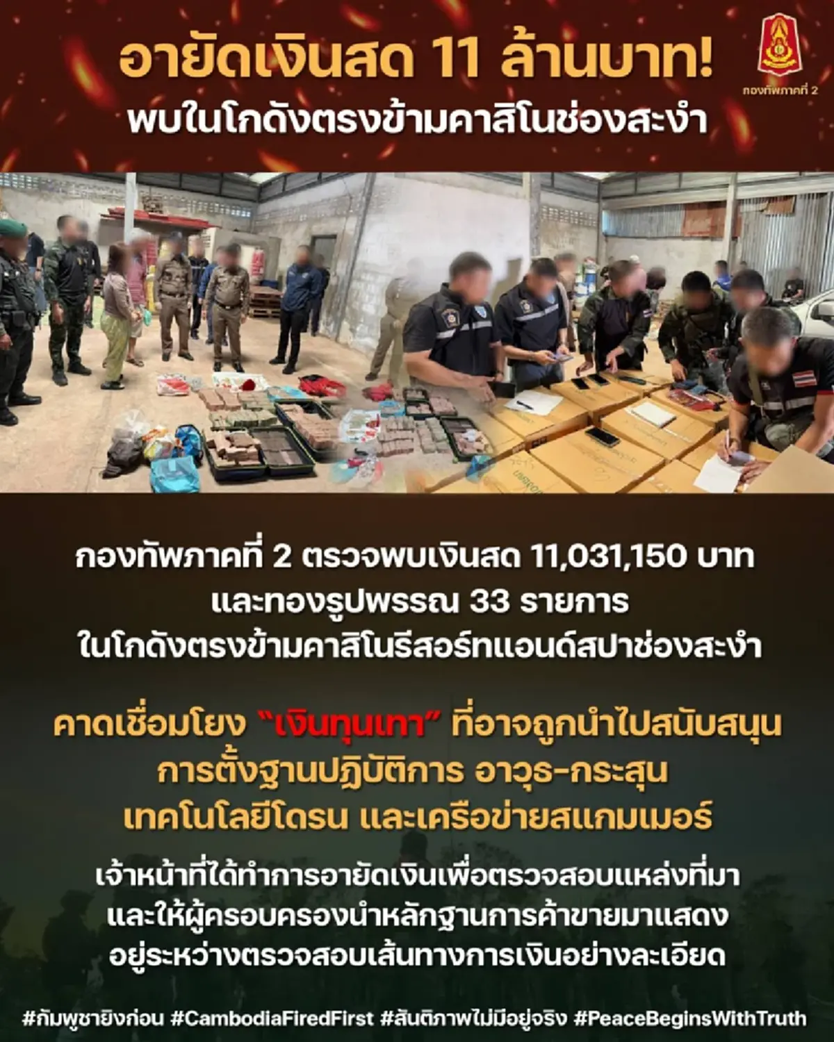 กองทัพภาคที่ 2 ตรวจพบล่าสุด บอกเลยงานนี้ เรื่องใหญ่มากแล้ว 