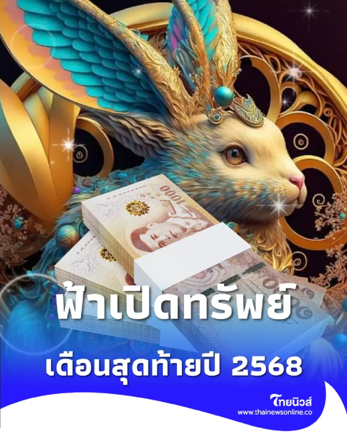 เปิดดวงคน 4 นักษัตร ฟ้าเปิดทรัพย์ เดือนสุดท้ายปี 2568 นี้
