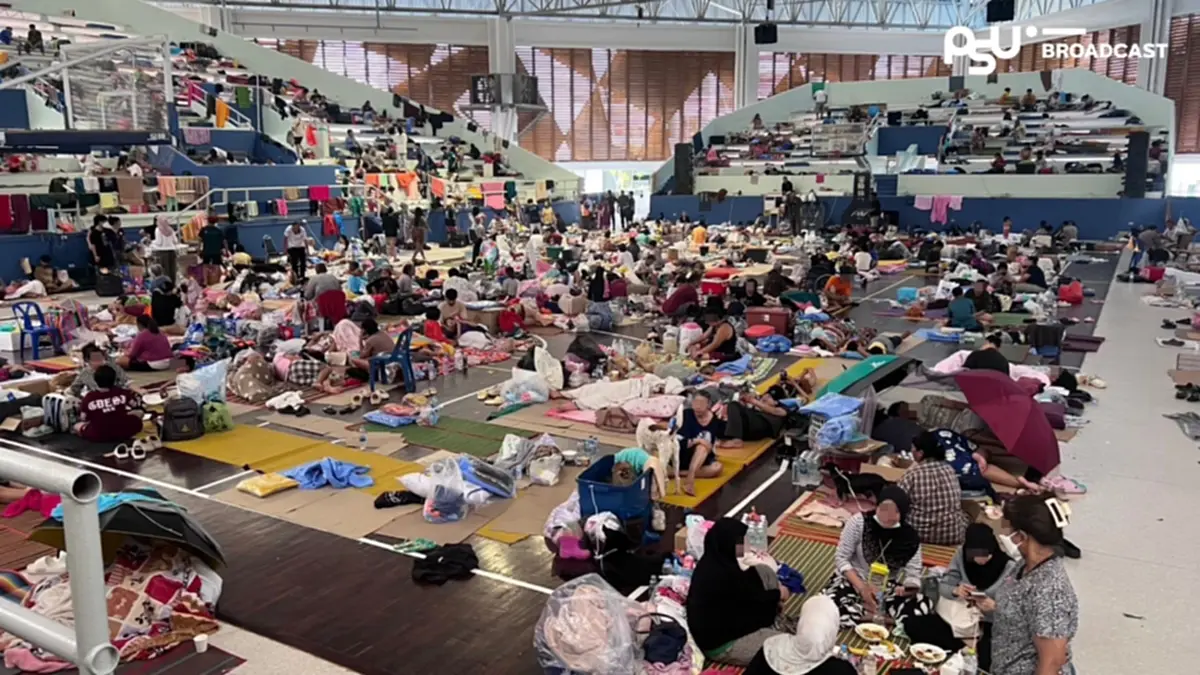 จิตอาสา ม.อ.หาดใหญ่ เล่านาทีผู้อพยพยื่นโน้ตให้ อ่านจบปล่อยโฮ