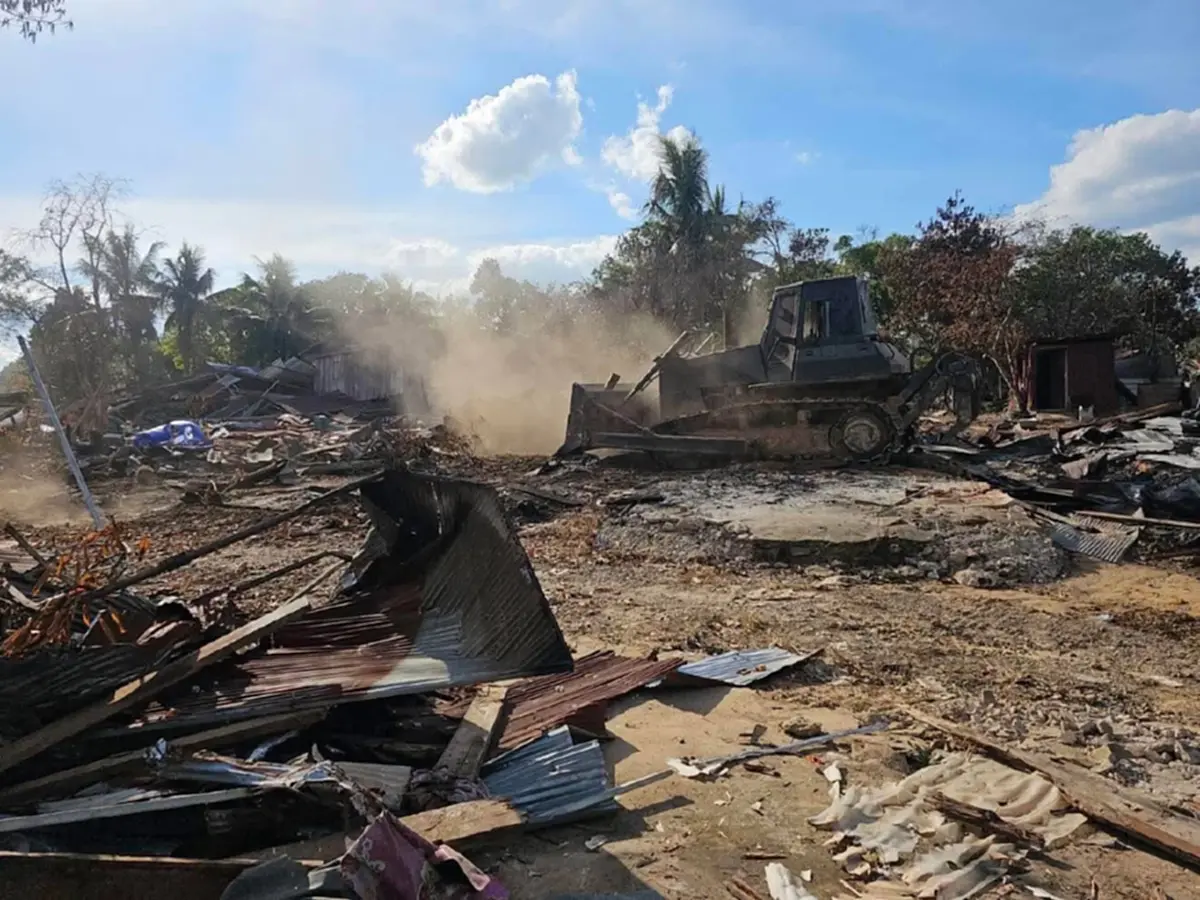 เปิดภาพล่าสุด "ช่องอานม้า" หลังทหารไทยยึดคืนได้สำเร็จ