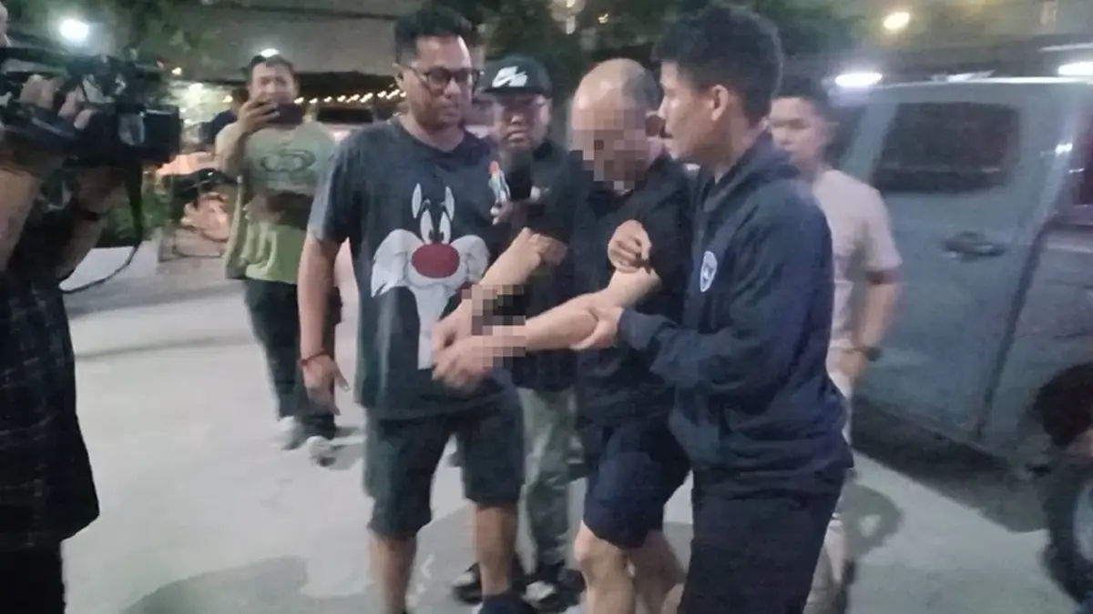 รวบแล้ว นายต๊อก คลองเตย คนร้ายหนีหมายจับ จนมุมคาโรงแรม