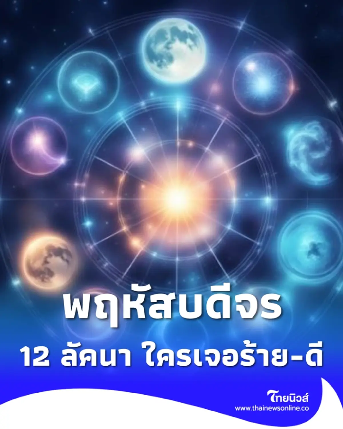 ผ่าดวง 12 ลัคนา พฤหัสจร ย้ายครั้งใหญ่ ต้องเจออะไร ใครร้าย-ดี