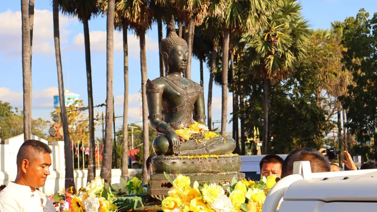 เลขทะเบียนรถพิธีอัญเชิญ พระเจ้าตองทรงเครื่อง กลับคืนถิ่นพะเยา 