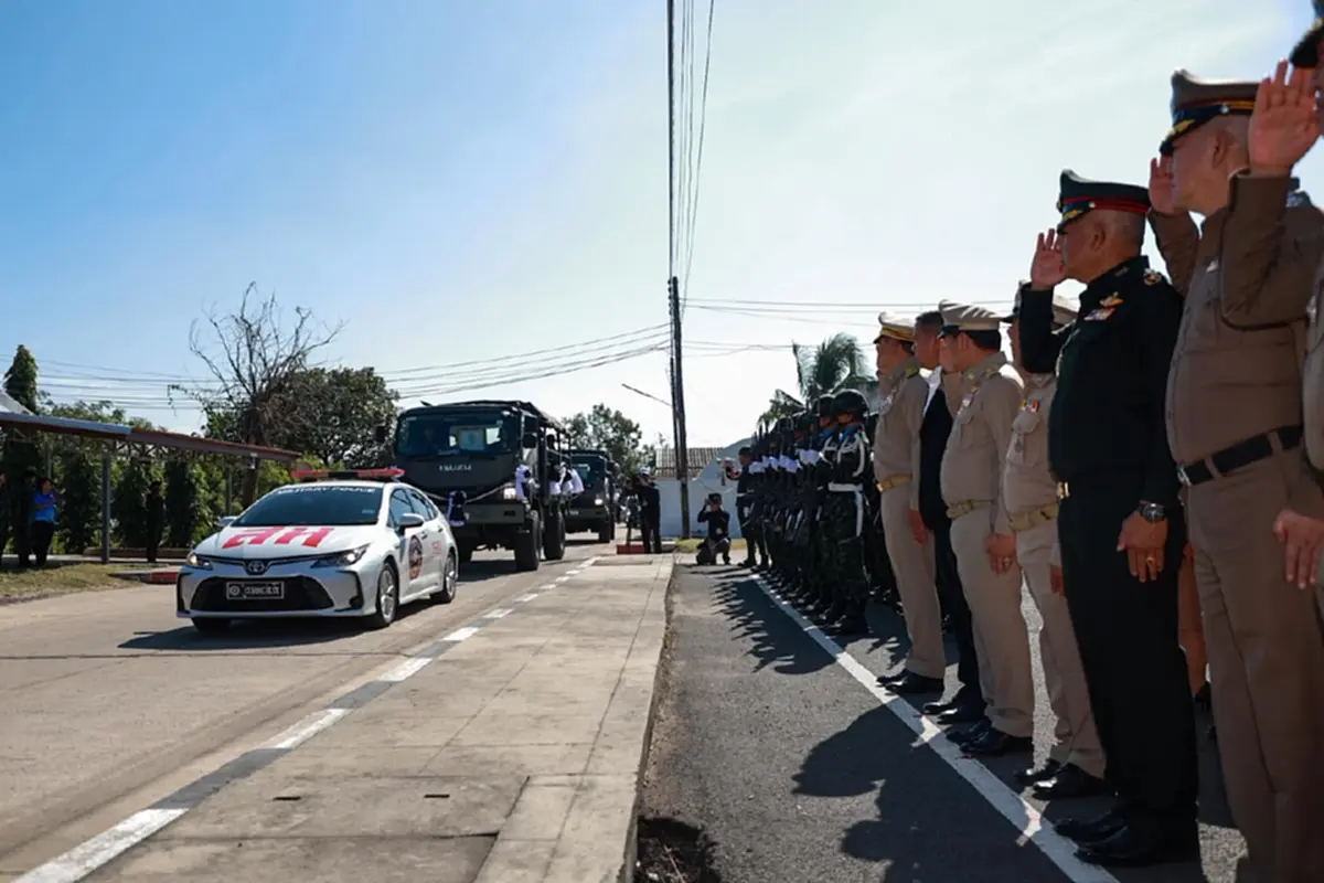 แปลกตา ทะเบียนรถรับร่าง 2 ทหารกล้า กลับภูมิลำเนาอย่างสมเกียรติ