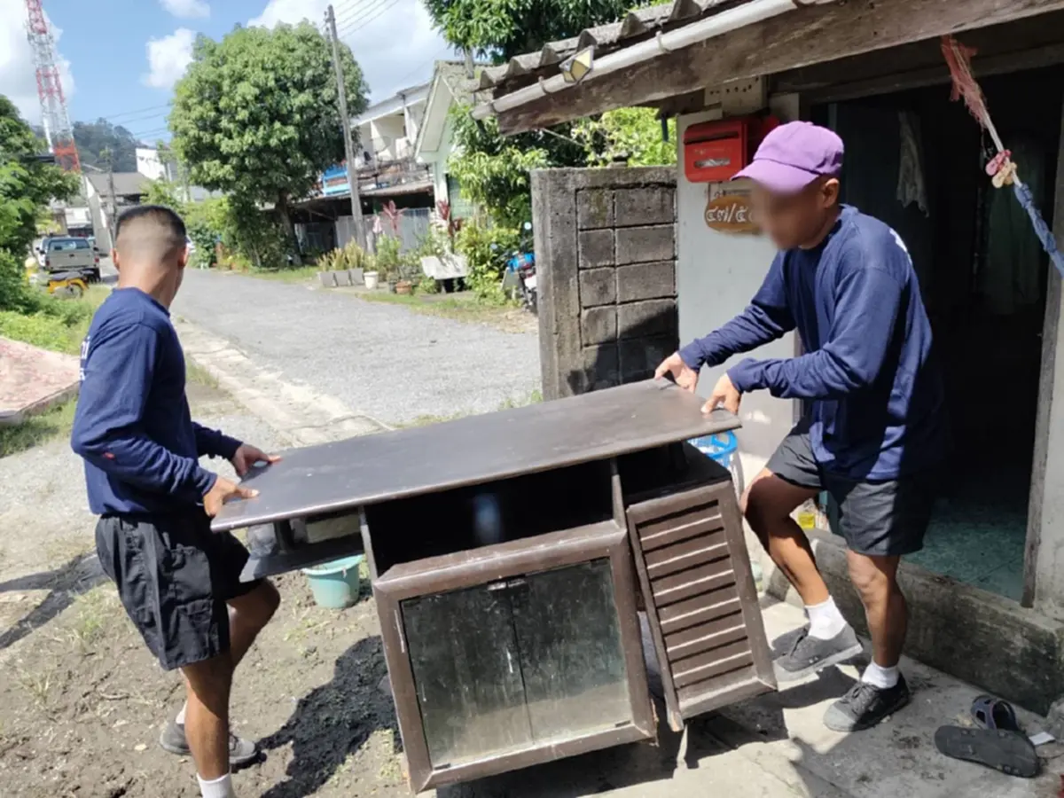 ราชทัณฑ์เปิดศูนย์ช่วยภาคใต้ นำผู้ต้องขังจิตอาสาลงพื้นที่