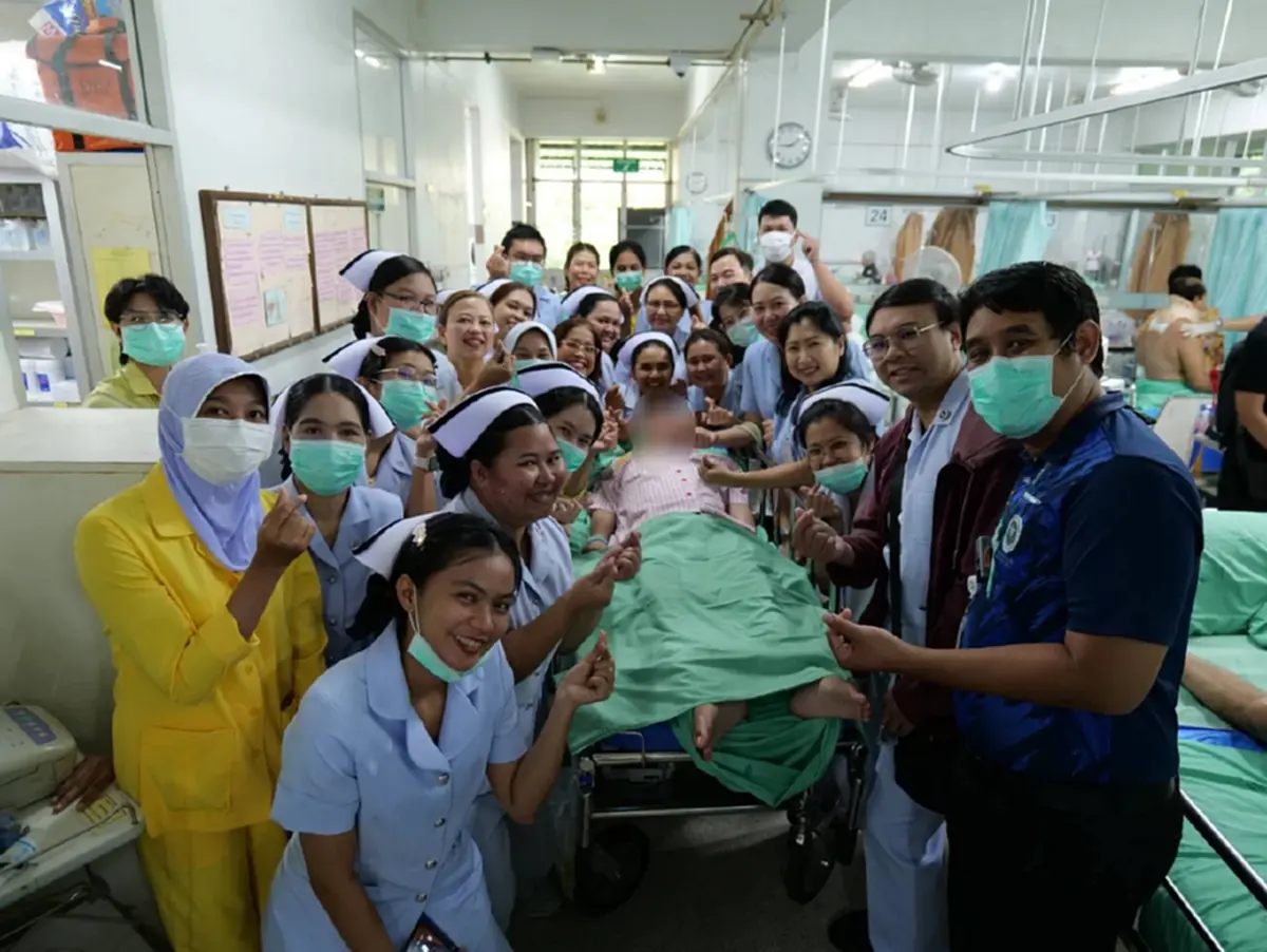 14 ปี ในรพ. ผู้ป่วยไม่สามารถหายใจเองได้ ล่าสุดได้กลับบ้านแล้ว