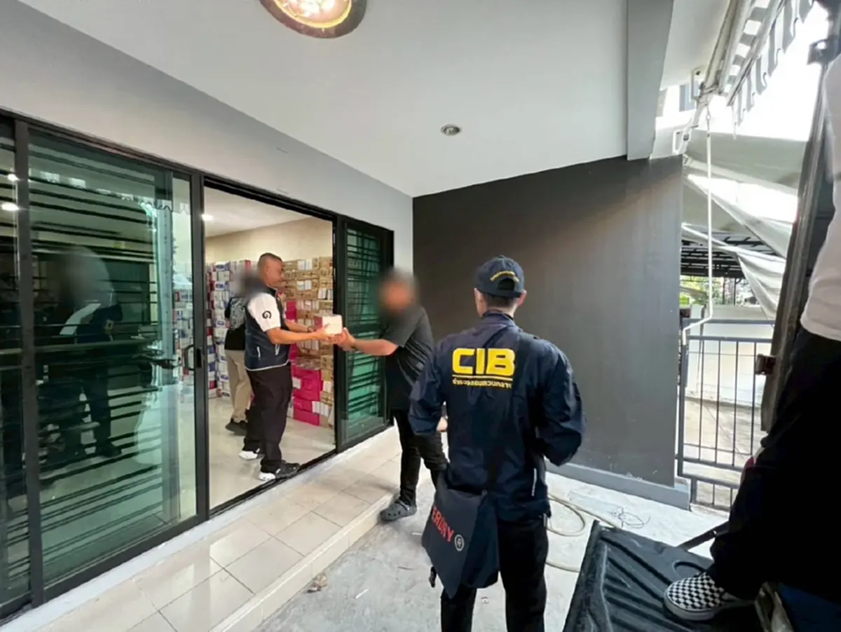 บุกทลายเครือข่ายแก๊สหัวเราะรายใหญ่ รวบ 5 จีนเทา ของกลาง 3.5 ล้าน