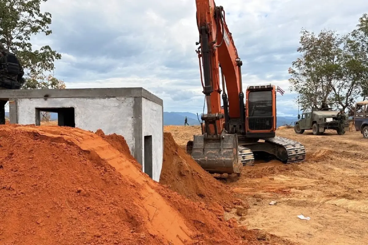 มาแล้ว"บังเกอร์"คอนกรีตสมรรถนะสูงพิเศษ เสริมความปลอดภัยชายแดน