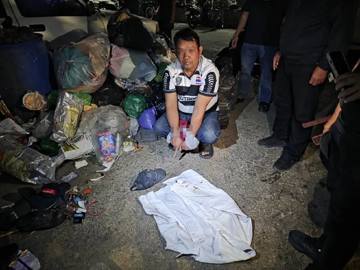 จับแล้ว รปภ.จ้วงเพื่อนร่วมงานดับคาป้อม ยอมสารภาพปมแค้น