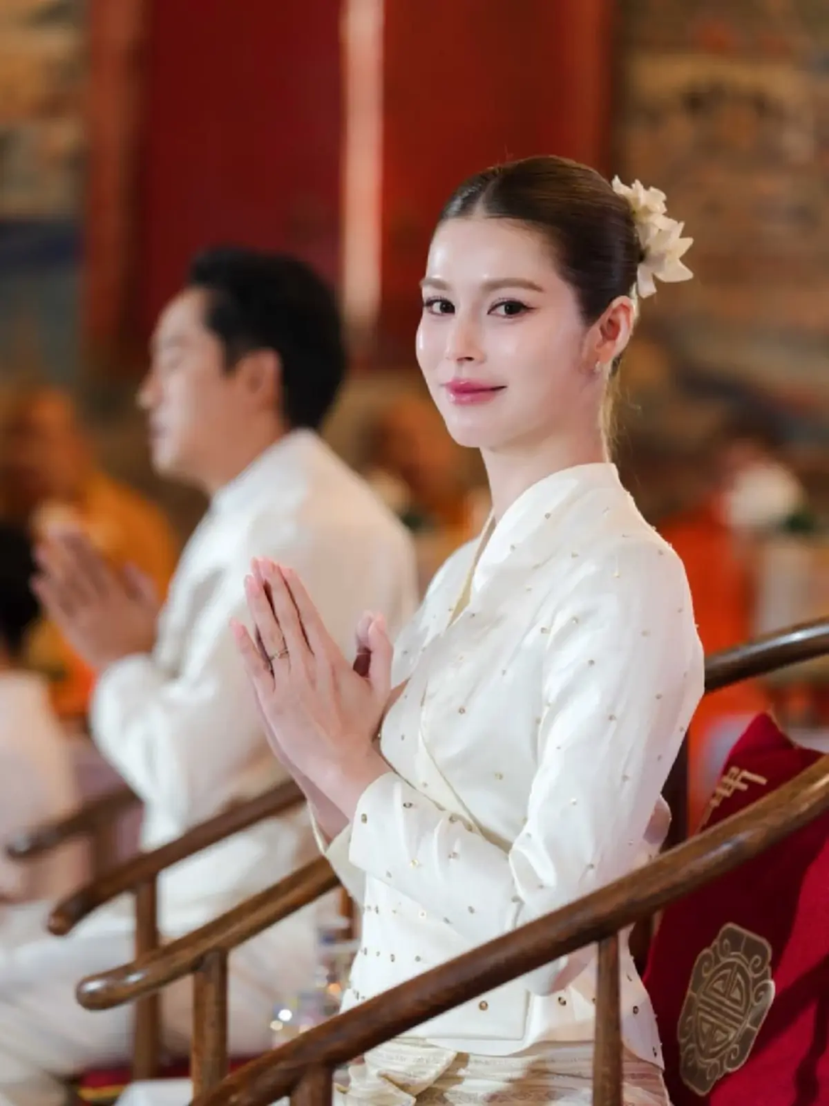 ว่าที่บ่าวสาวสายเหนือ “เปอร์ สุวิกรม” ควง “ยิหวา” เข้าพิธีล้านนา