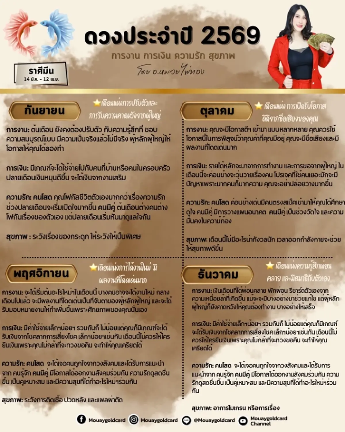 ราศีมีน ดวงปี 2569