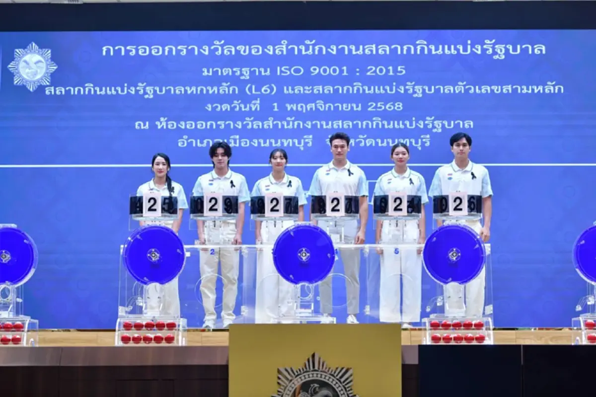 ตรวจหวยวันนี้ หวยออก 2 ม.ค. 69 สลากกินแบ่งรัฐบาลวันที่ 2 มกราคม 2569