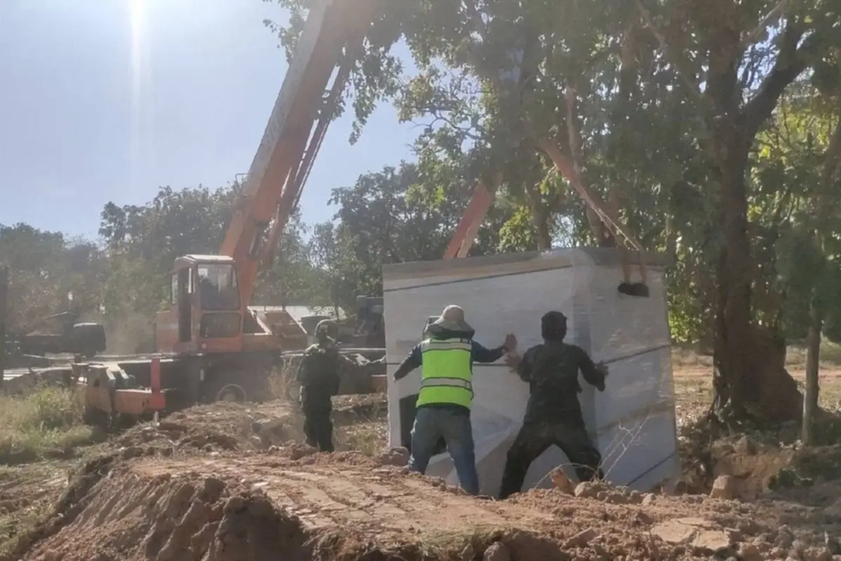 มาแล้ว"บังเกอร์"คอนกรีตสมรรถนะสูงพิเศษ เสริมความปลอดภัยชายแดน