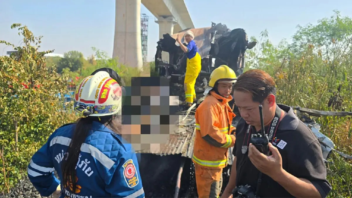 อาลัย รายชื่อ 15 ผู้เสียชีวิตเหตุเครนถล่มทับรถไฟ สุดสลดใจ