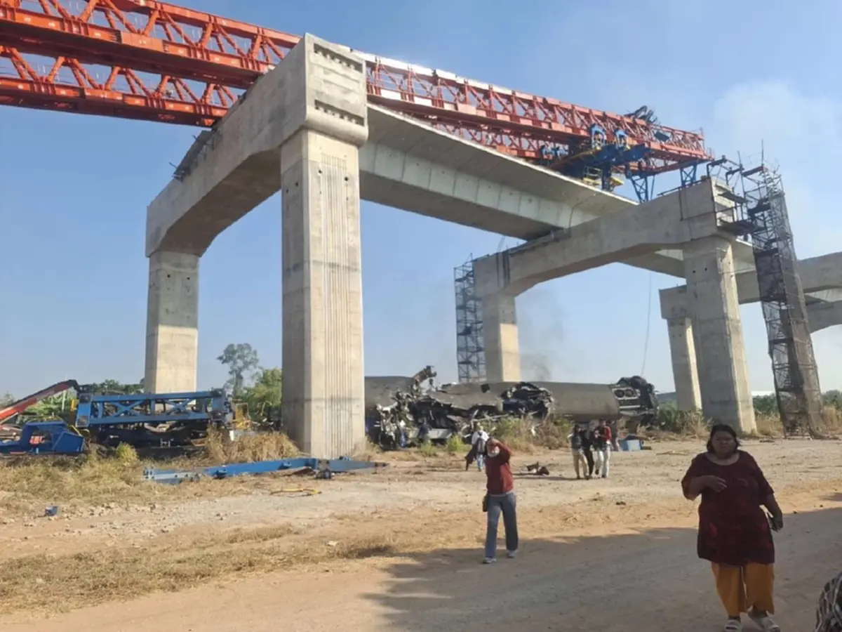 ไม่มีใครคาดคิด จังหวะเครนถล่ม ถึงว่าทับรถไฟ กลายเป็นโศกนาฏกรรม