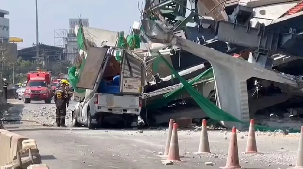 อนุทิน ฉุนจัด ส่ายหัว หมดคำพูด เครนพระราม 2 ถล่มซ้ำซาก