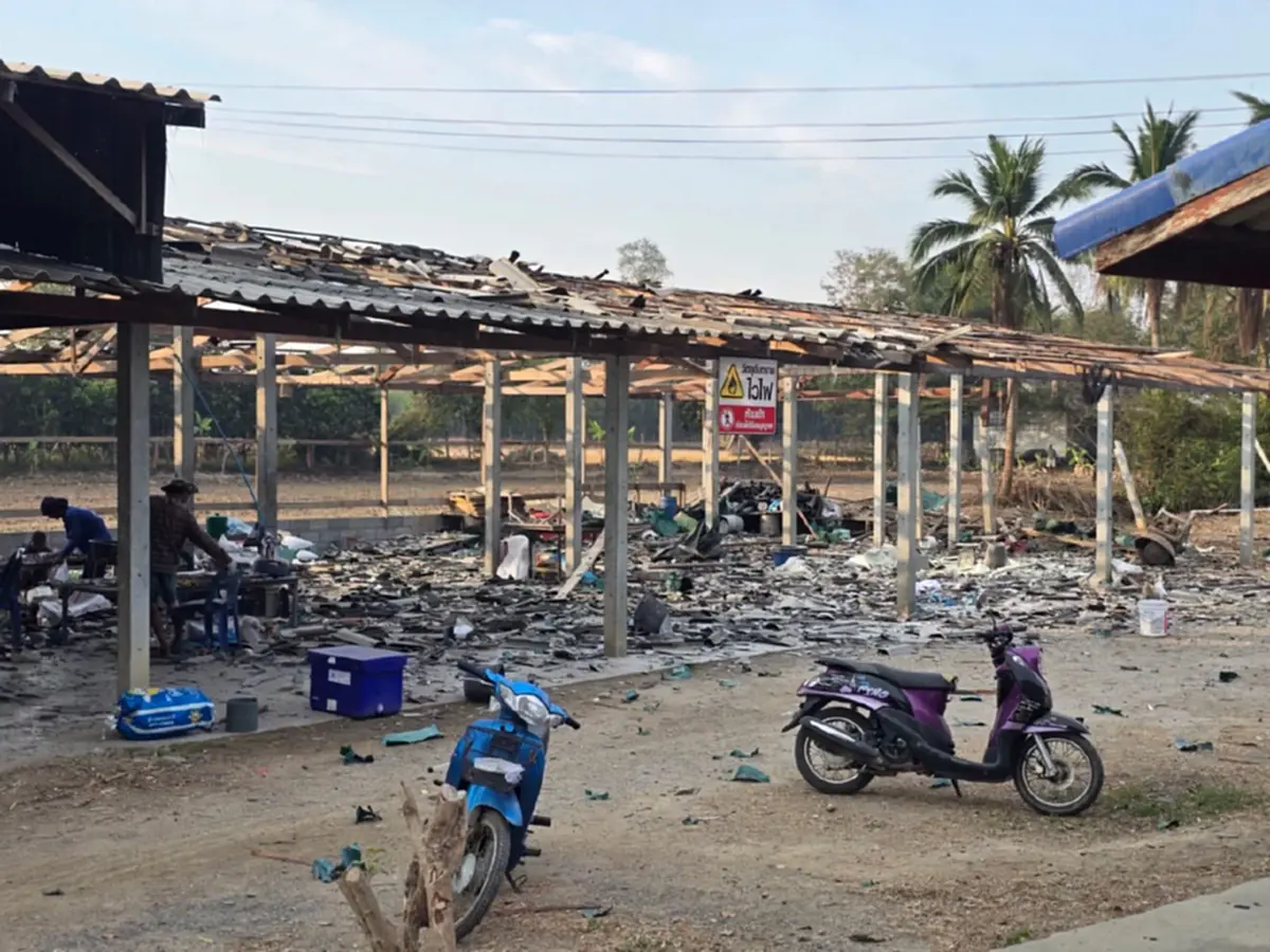 โรงงานพลุระเบิดสุพรรณบุรี มีผู้เสียชีวิต-บาดเจ็บจำนวนมาก