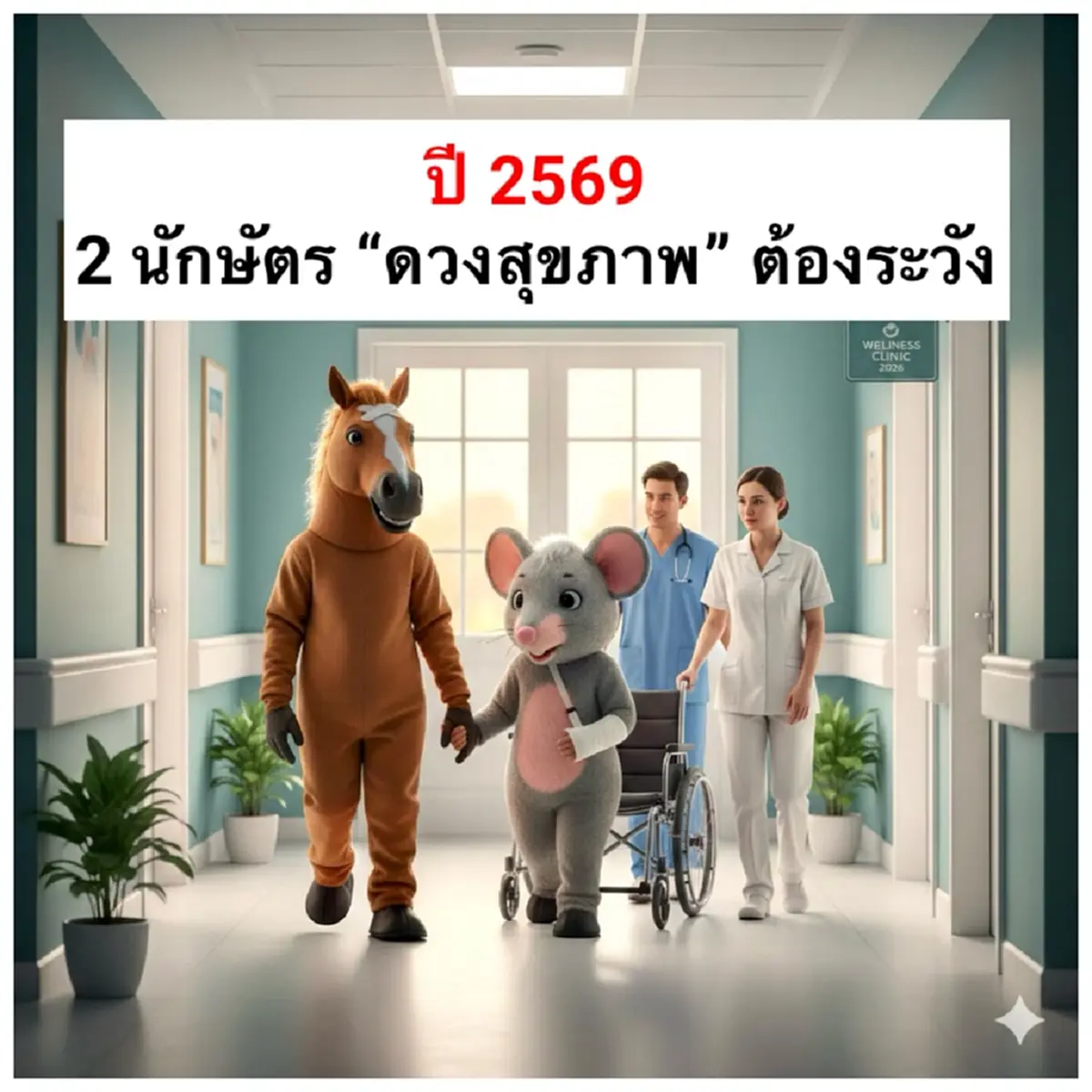 เตือนแรง 2 ปีนักษัตร ปี 2569 ดวงสุขภาพ เข้าขั้น ต้องเฝ้าระวัง