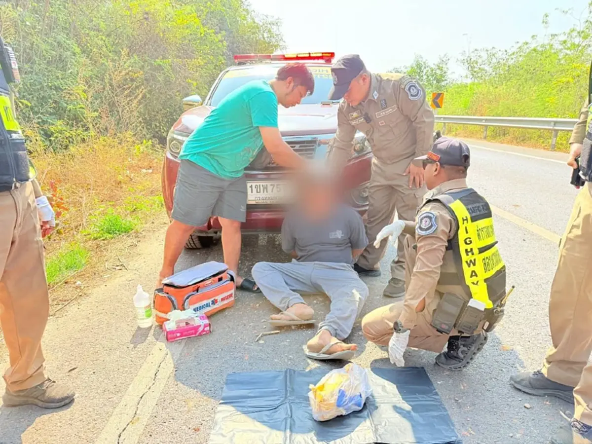 (CIB) ไล่ล่าพ่อค้ายา พยายามติดสินบน-แหกด่าน ก่อนเสียหลักพลิกคว่ำ