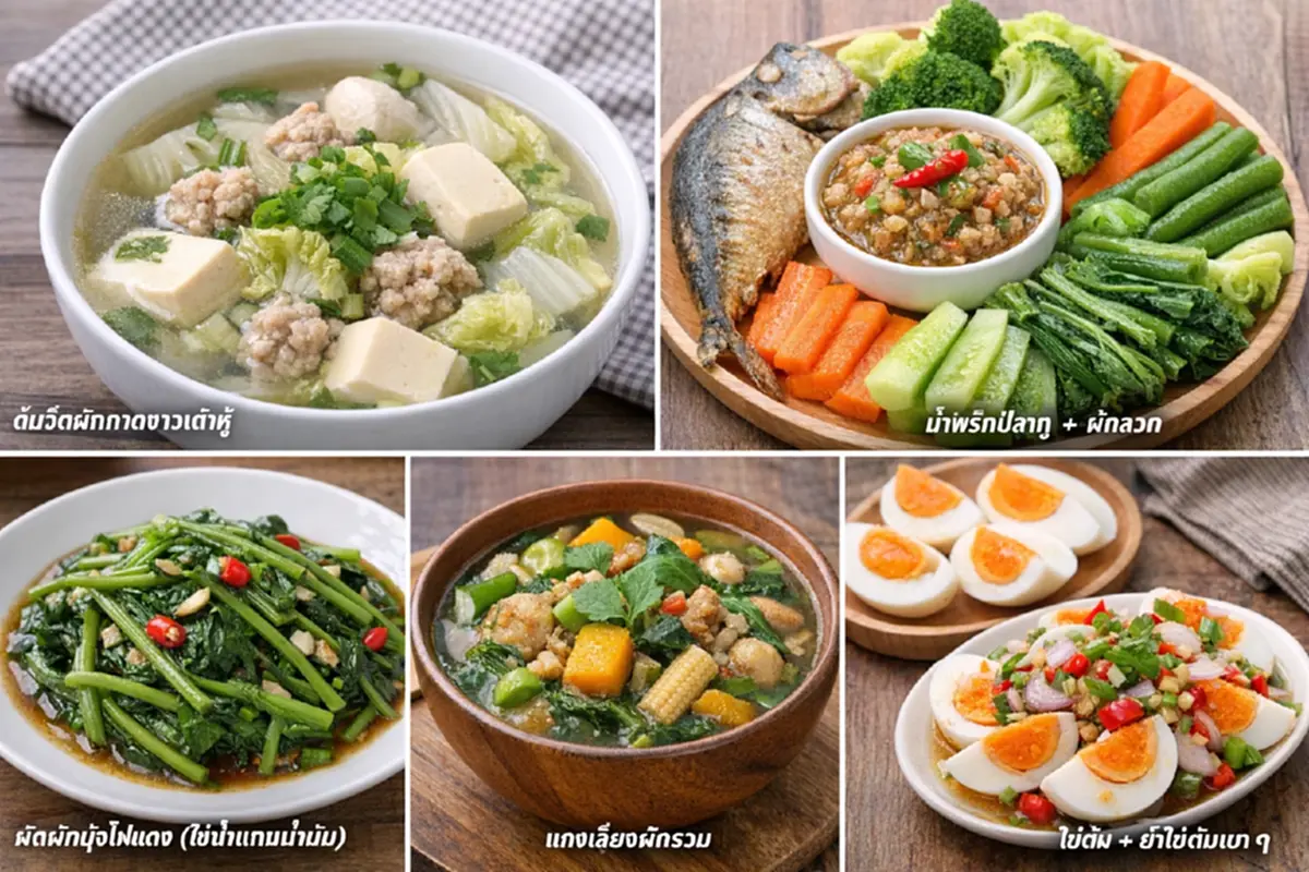 กินง่าย ไม่จืด! 5 เมนูบ้าน ๆ ช่วยลดไขมัน กินได้ทุกวันไม่เบื่อ