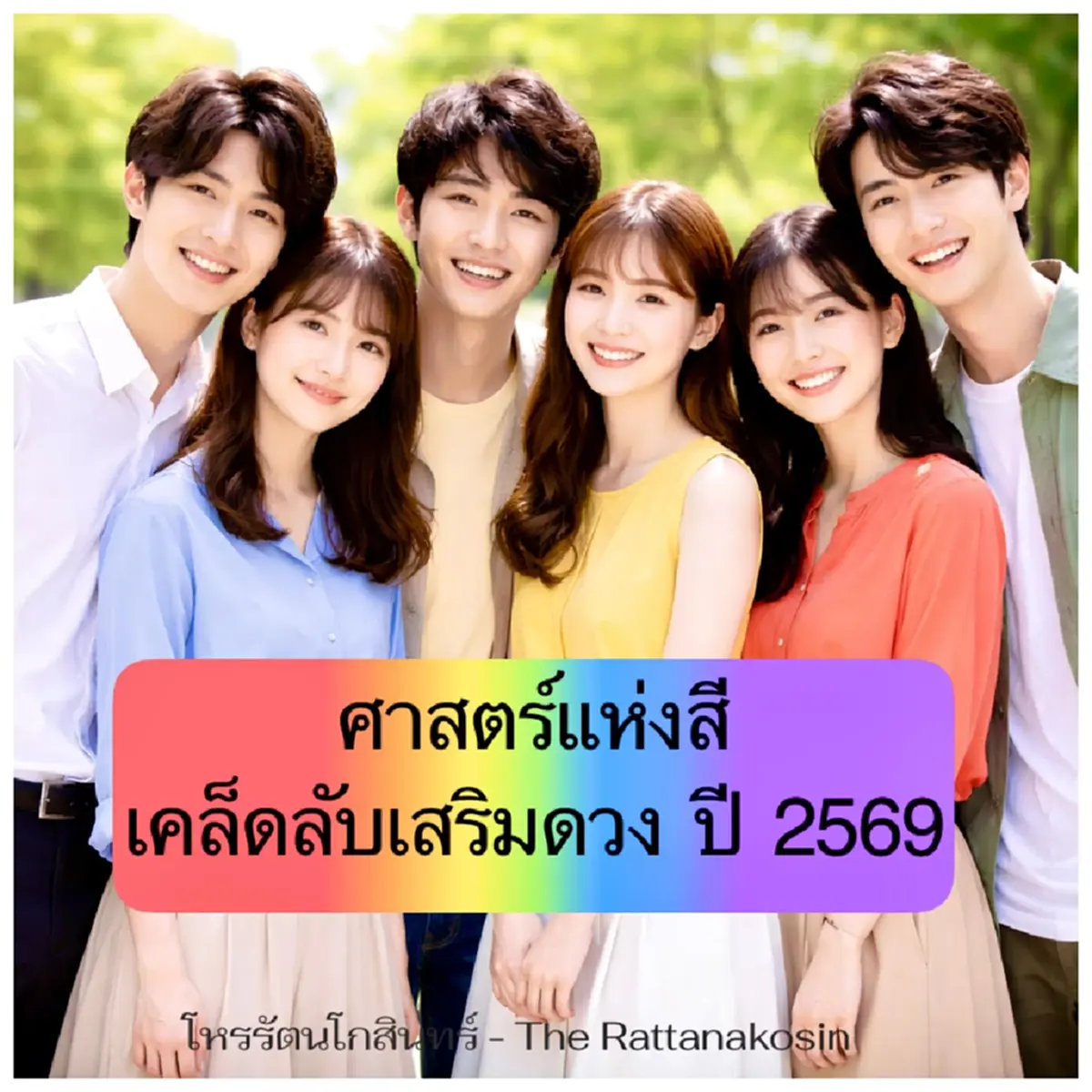 สีมงคล ประจำปี 2569 เปิดพลังมงคล เปิดประตูดวงให้ลื่นไหลทันที