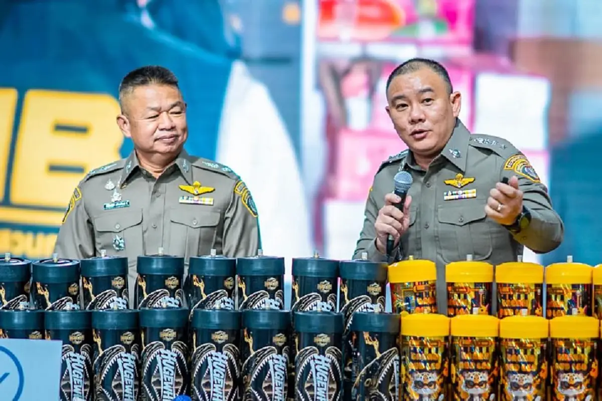 บุกทลายเครือข่ายแก๊สหัวเราะรายใหญ่กลางกรุง รวบ 5 จีนเทา