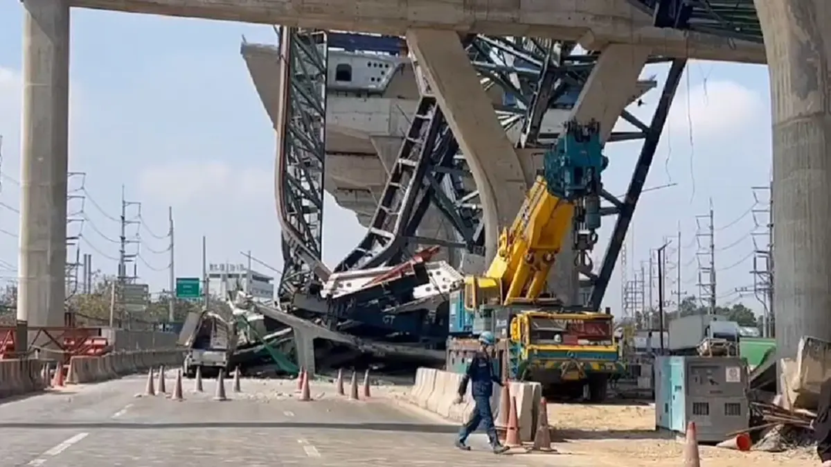 รมว.คมนาคม ยืนยันแล้ว บ.ผู้รับเหมาเหตุเครนถล่ม 2 วันติด