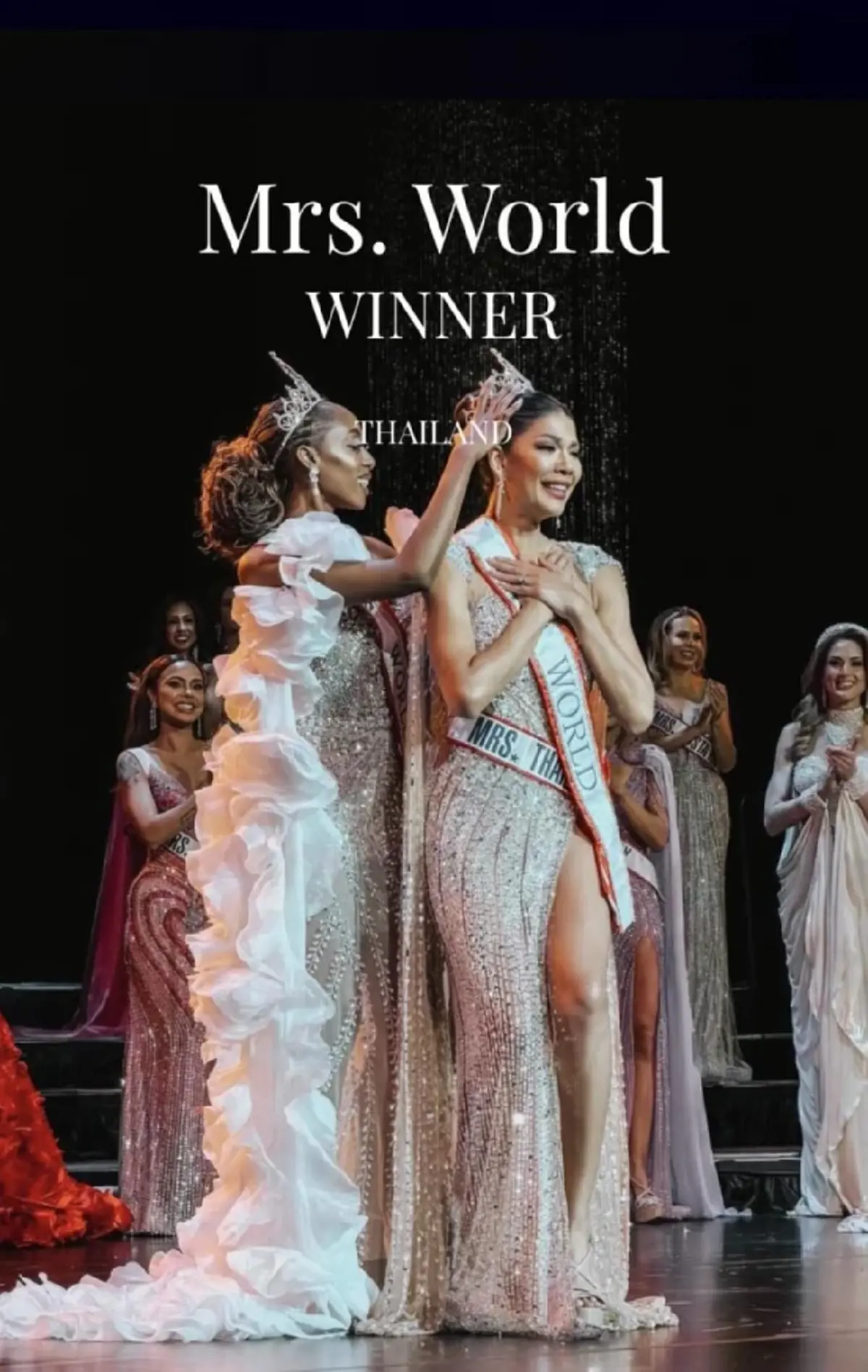 มงใหญ่เป็นของไทยอีกครั้ง! “แซมมี่ ชนิตา” คว้า Mrs. World 2025