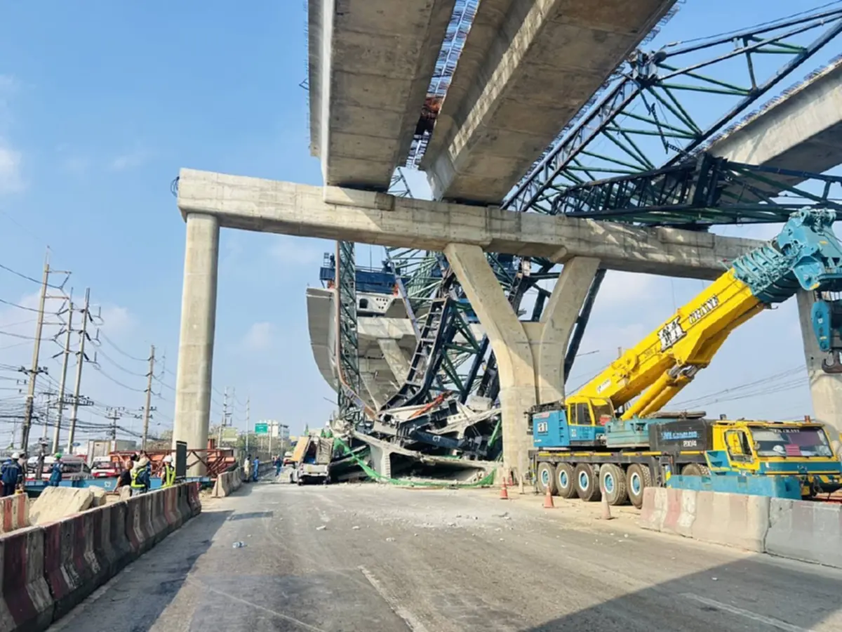 รมว.คมนาคม ยืนยันแล้ว บ.ผู้รับเหมาเหตุเครนถล่ม 2 วันติด