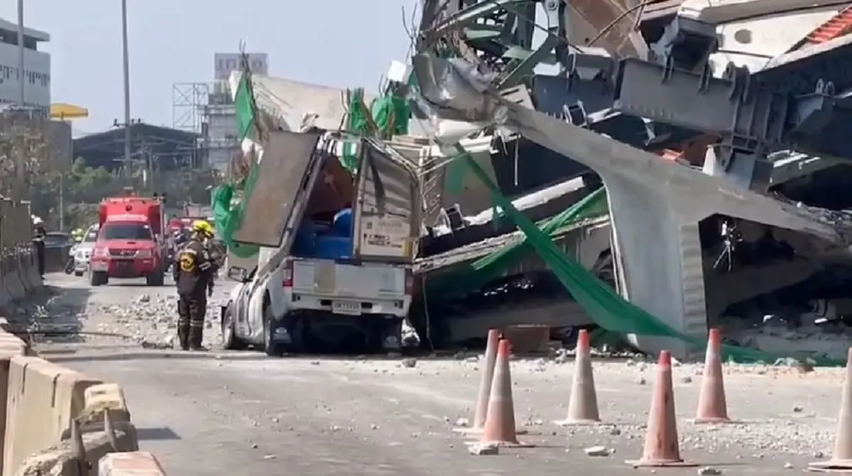 รมว.คมนาคม ยืนยันแล้ว บ.ผู้รับเหมาเหตุเครนถล่ม 2 วันติด