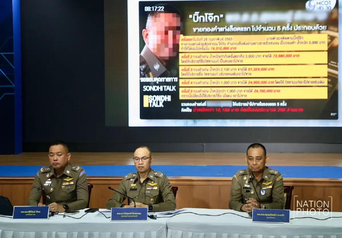 เปิดข้อหาบิ๊กโจ๊กและพวก ติดสินบนกรรมการ ป.ป.ช. ทองคำแท่ง 246 บาท