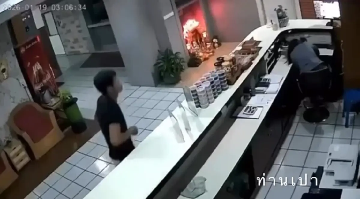 ด่วน! รวบแล้วคนร้ายบุกก่อเหตุอุกอาจในโรงแรมดังหัวหิน