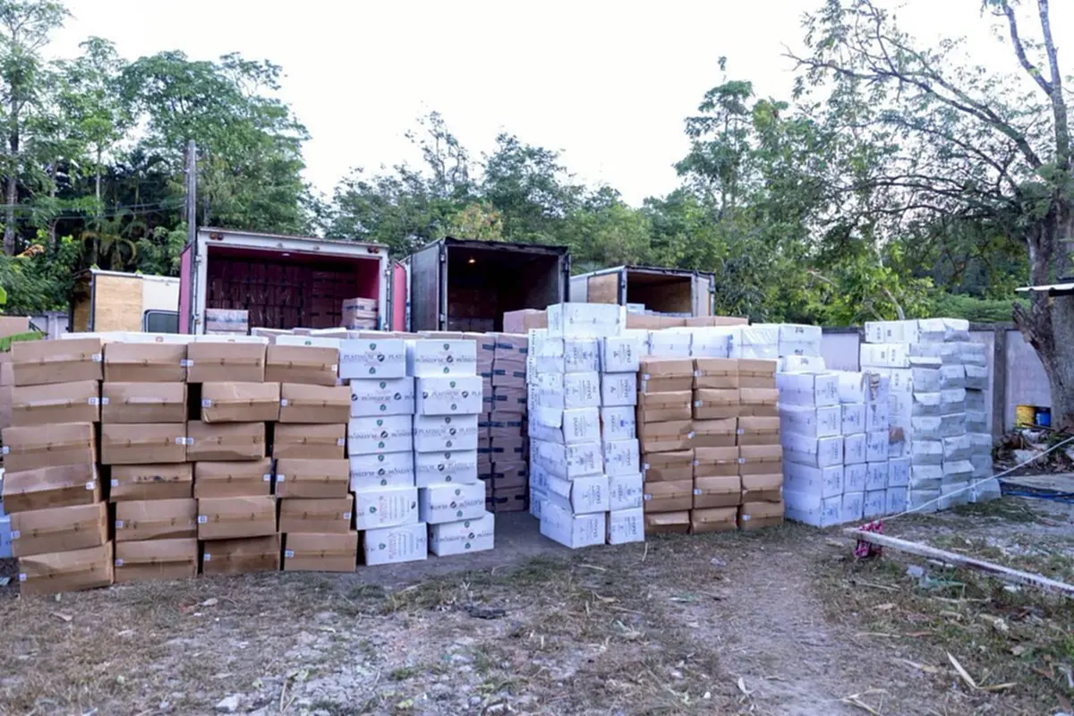 ปฏิบัติการ "สิงห์ตะปบเหยื่อ" ทลายเครือข่ายบุหรี่เถื่อนรายใหญ่ภาคใต้