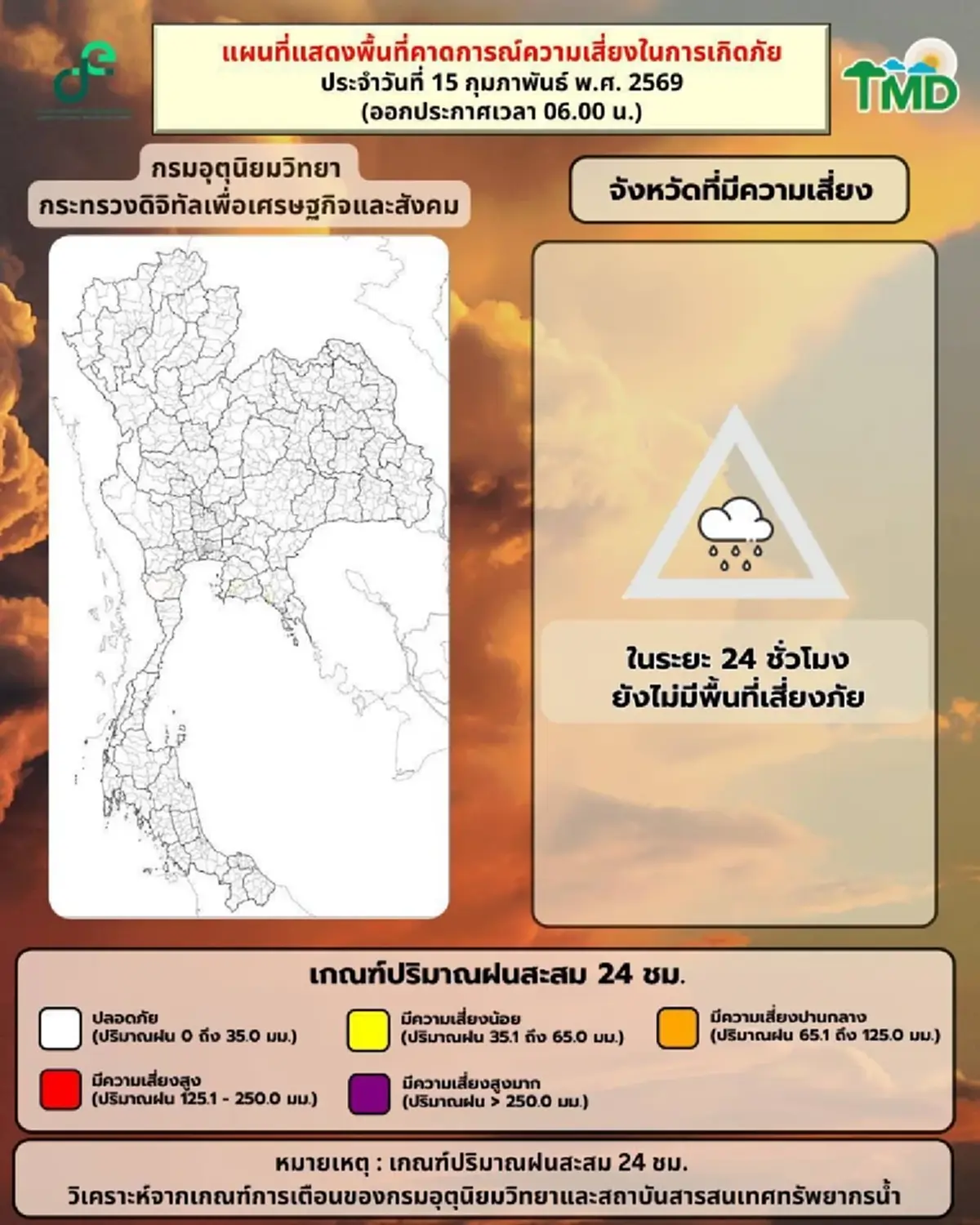 อุตุฯ เตือน อากาศแปรปรวน หลายพื้นที่มีพายุฝนฟ้าคะนอง ลมกระโชกแรง