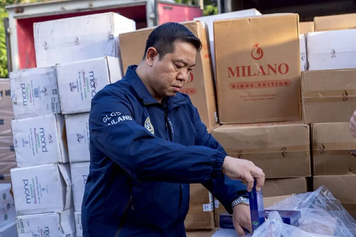 ปฏิบัติการ "สิงห์ตะปบเหยื่อ" ทลายเครือข่ายบุหรี่เถื่อนรายใหญ่ภาคใต้