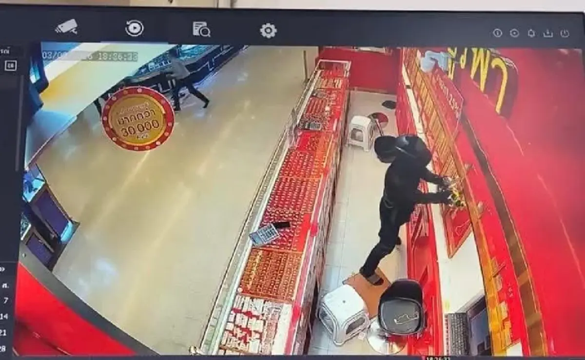 จับแล้ว คนร้ายบุกชิงทองกว่า 30 เส้น ที่แท้เยาวชนวัย 15 ปี