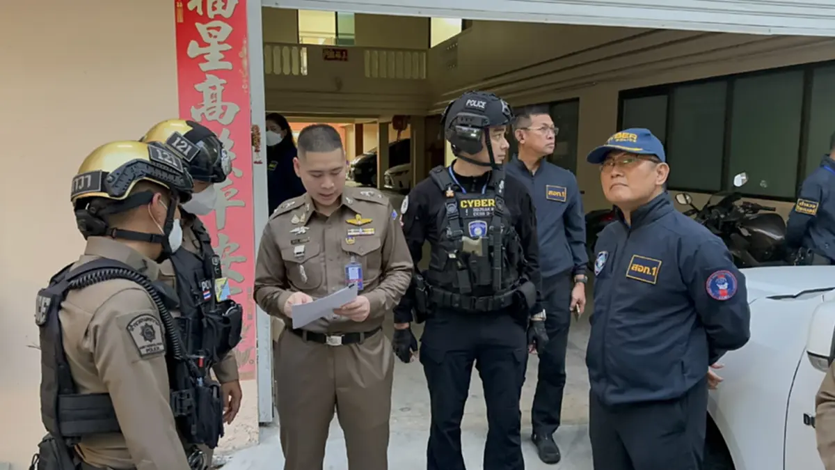 รวบจีนเทา ทลายแก๊งสแกมเมอร์ ขู่เหยื่อ 10 ล้าน ยึดทรัพย์คืนเกลี้ยง