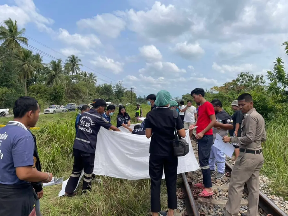 รถไฟสายใต้ชนคนเสียชีวิต ยิ่งน่าตกใจ รู้ชื่อ - อายุในภายหลัง