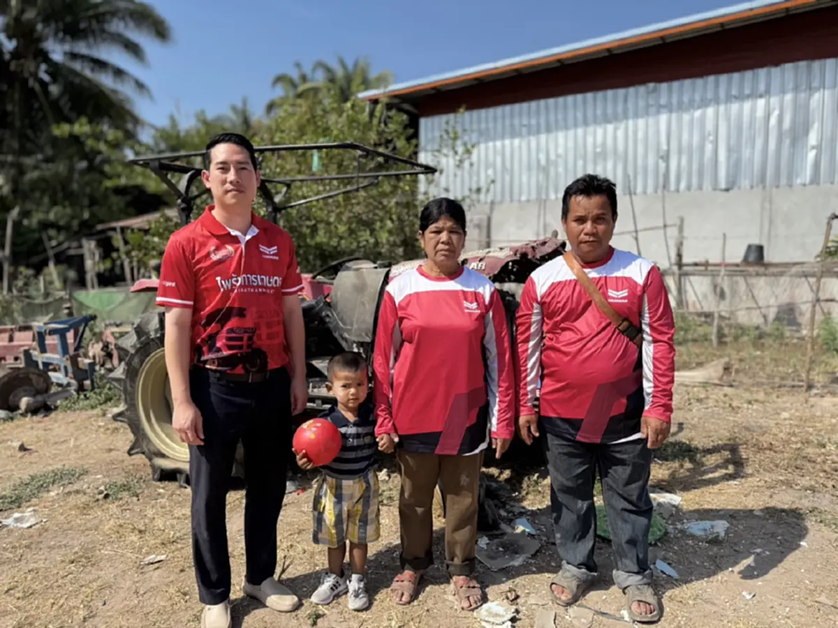 "Yanmar"ส่งมอบแทรกเตอร์คันใหม่ ทดแทนคันที่เสียหาย เหตุชายแดนไทย-กัมพูชา