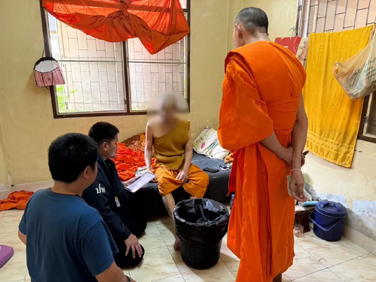 ถลกจีวร หนุ่มใหญ่บวชหนีบาป สุดท้ายกรรมตามทัน โดนรวบคาวัด