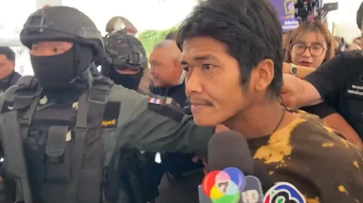 เปิดนาทีคุมตัว นายแอล ชายคลั่งเข้าโรงพัก เปิดคำพูดถึงสังคม