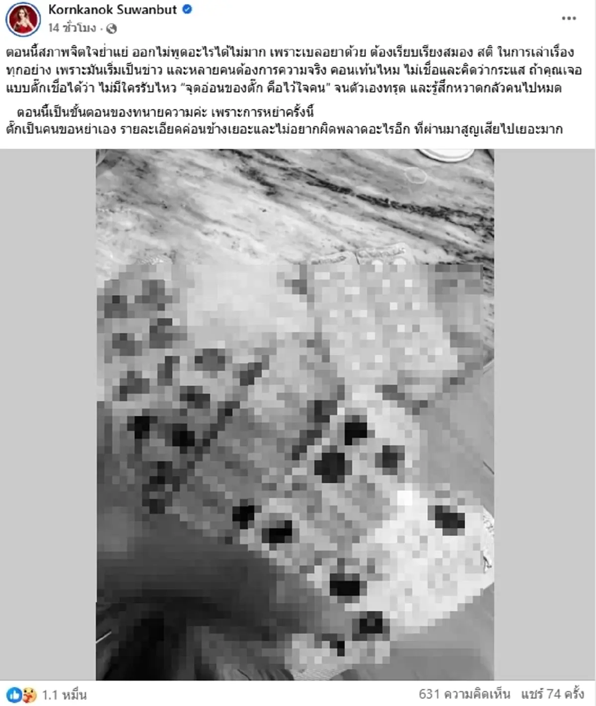 แม่ตั๊ก ประกาศหย่า ป๋าเบียร์ จ่ายเกือบล้าน ไล่เหมือนหมูเหมือนหมา