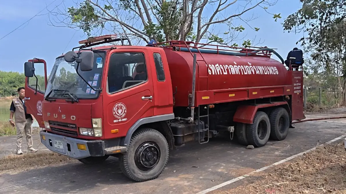 กัมพูชาเผาป่าชายแดน ควันลามกระทบไทย เตรียมรถดับเพลิงเฝ้าระวัง