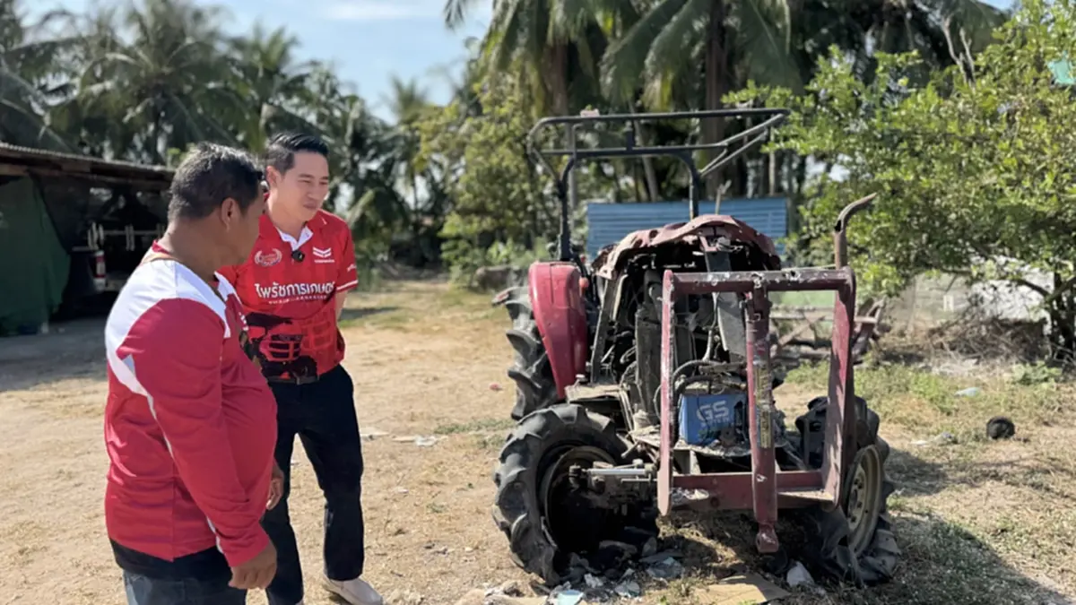 "Yanmar"ส่งมอบแทรกเตอร์คันใหม่ ทดแทนคันที่เสียหาย เหตุชายแดนไทย-กัมพูชา