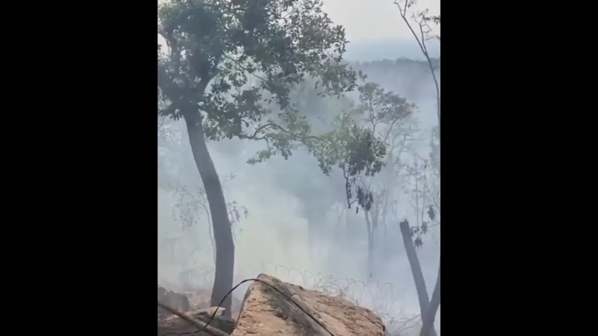 กัมพูชาเผาป่าชายแดน ควันลามกระทบไทย เตรียมรถดับเพลิงเฝ้าระวัง