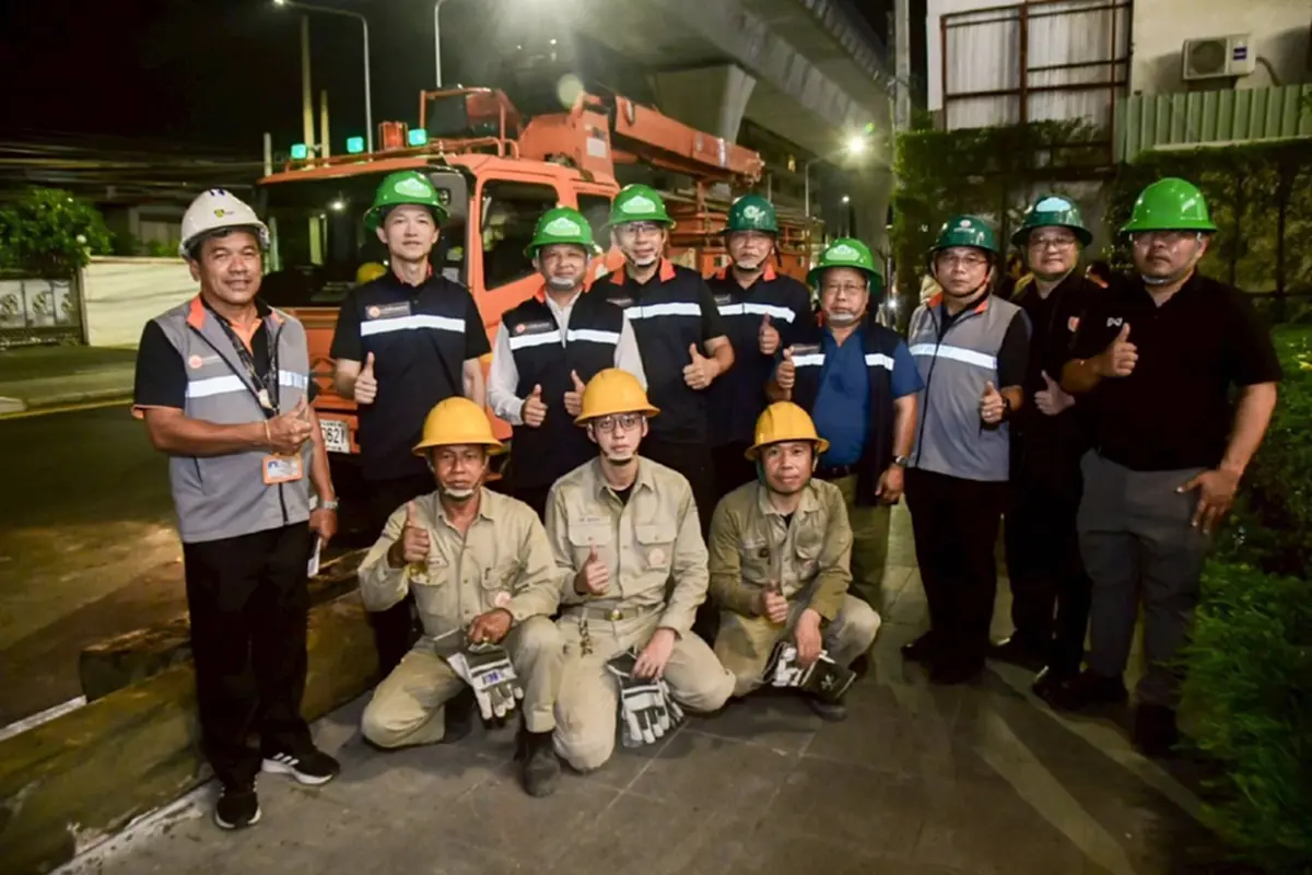 MEA เร่งรื้อถอนเสาไฟฟ้า-สายสื่อสาร มุ่งเป้า "ถนนสวย ไร้เสาสาย" บนถนนประชาราษฎร์สาย 2