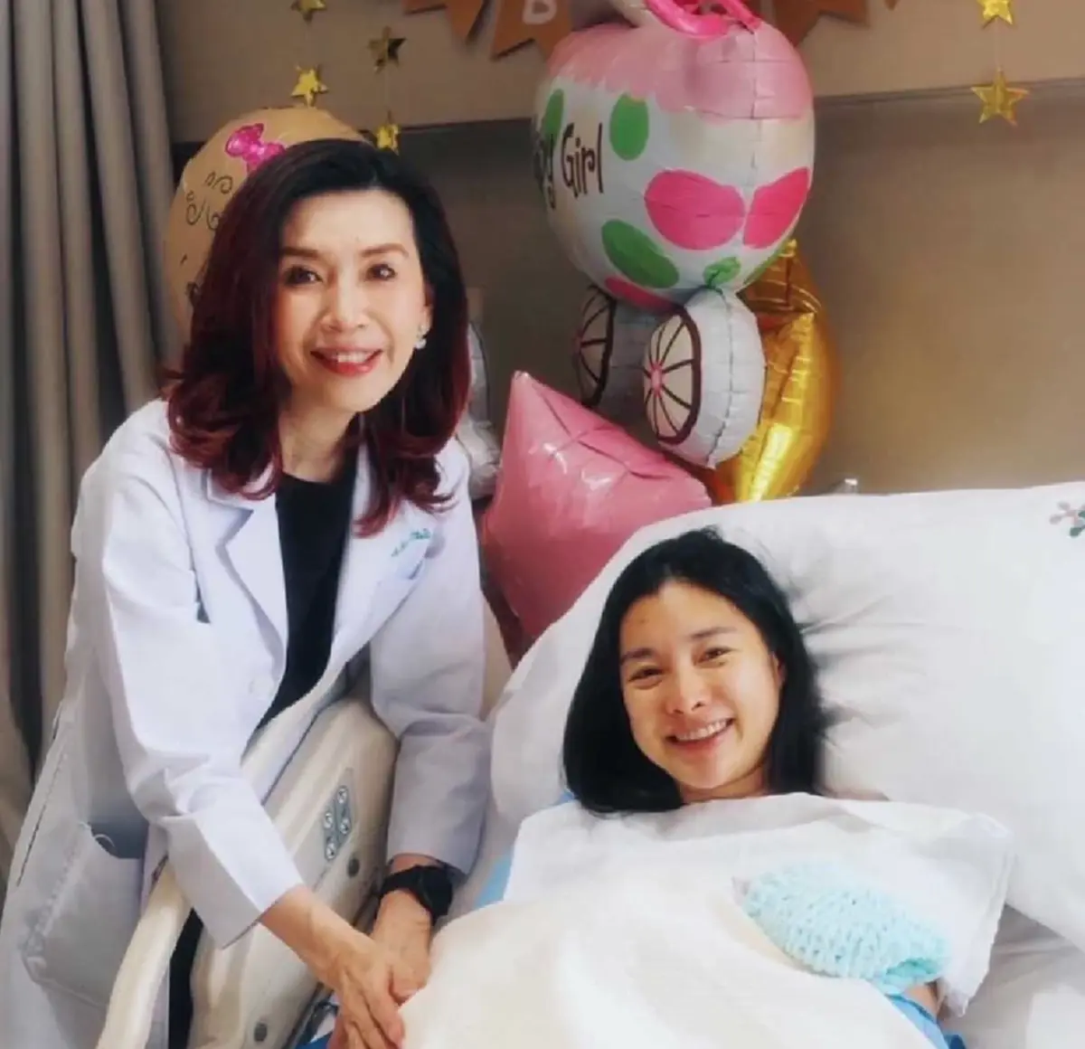 "มด ณปภัช" คลอดลูกสาวคนแรกตั้งชื่อน่ารักมาก สามีดูแลสุดอบอุ่น