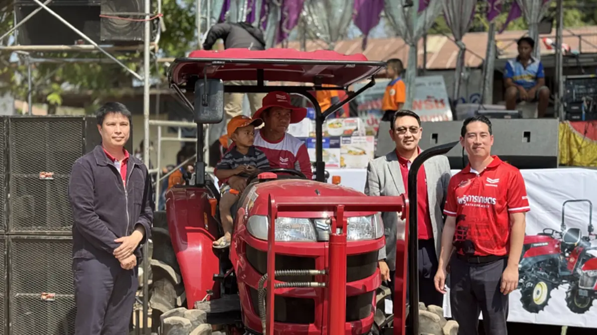 ยันม่าร์ มอบแทรกเตอร์คันใหม่ ช่วยลูกค้าในเหตุชายแดนไทย–กัมพูชา