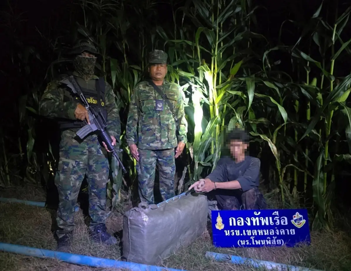 นรข.หนองคายสกัดจับยาบ้ากว่า 6 แสนเม็ด รวบผู้ต้องหา 2 รายริมโขง